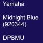 Preview: Yamaha, Midnight Blue (920344), DPBMU.